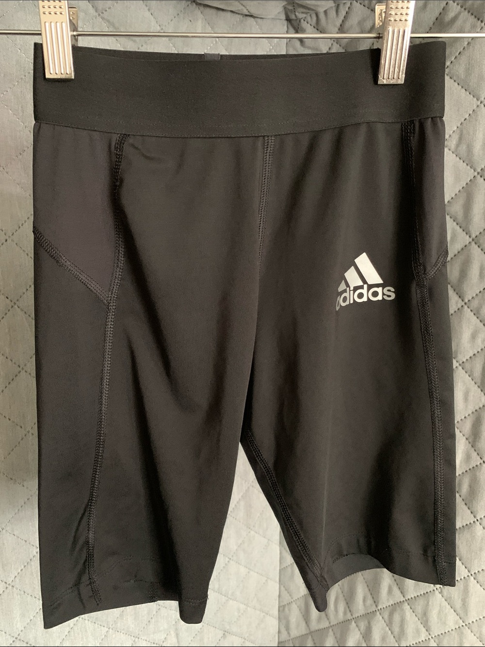 #523 adidas Women’s Techfit Compression shorts in Black
